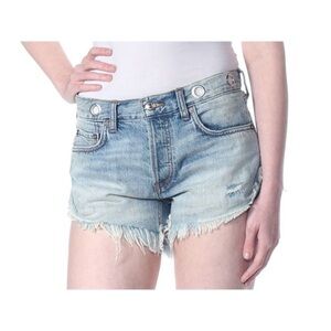 Free People Relaxed Cutoff Jean Shorts 24